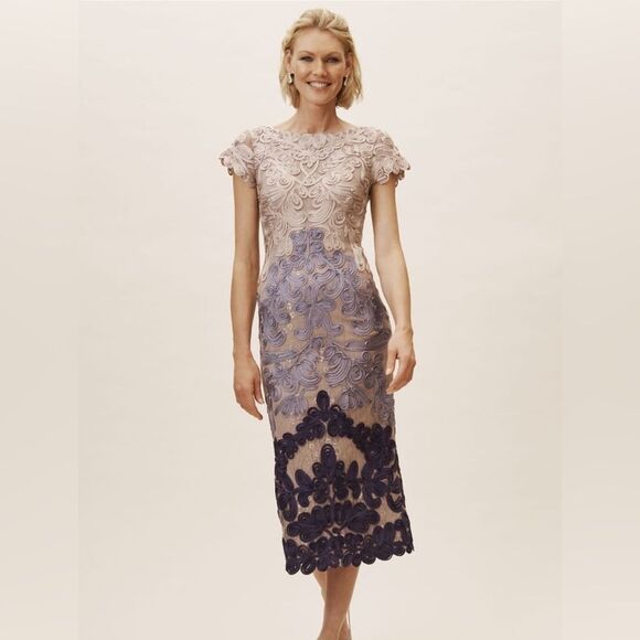 BHLDN Dresses & Skirts - BHLDN ombré purple tea length dress